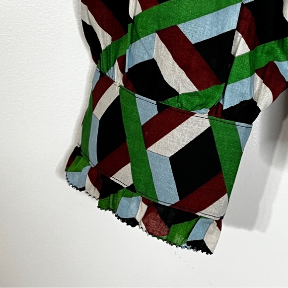 NWT J. Crew Ratti Diamond Off-The-Shoulder Top - Picture 3 of 9